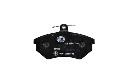 HELLA Brake pad set - T5051 - for e.g. AUDI / CHERY / SEAT / VOLKSWAGEN 8DB355017-901