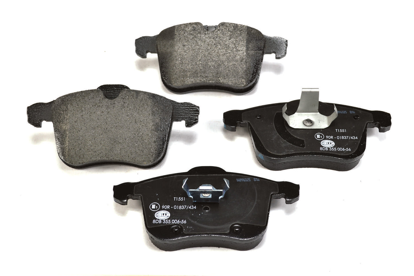 HELLA Brake pad set - T1551 - for e.g. CADILLAC / HOLDEN / OPEL / SAAB 8DB355006-561