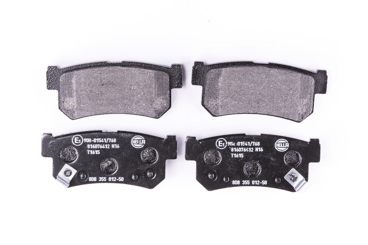 HELLA Brake pad set - T1615 - for e.g. DAEWOO / SSANGYONG 8DB355012-501