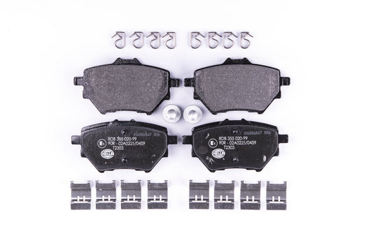 HELLA Brake pad set - T2303 - for e.g. CITROEN / OPEL / PEUGEOT / VAUXHALL 8DB355020-991
