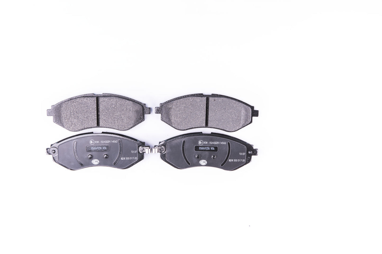 HELLA Brake pad set - T3137 - for e.g. CHEVROLET / DAEWOO / HOLDEN / PROTON 8DB355017-351