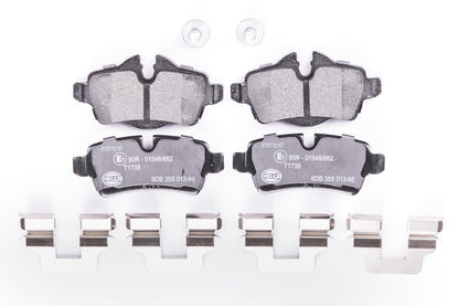 HELLA Brake pad set - T1738 - for e.g. MINI 8DB355013-661