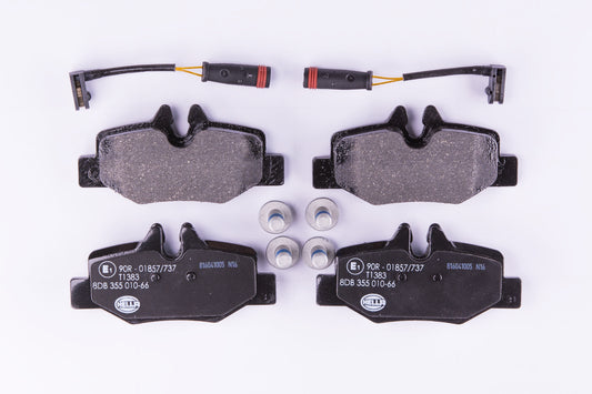HELLA Brake pad set - T1383 - for e.g. MERCEDES-BENZ 8DB355010-661