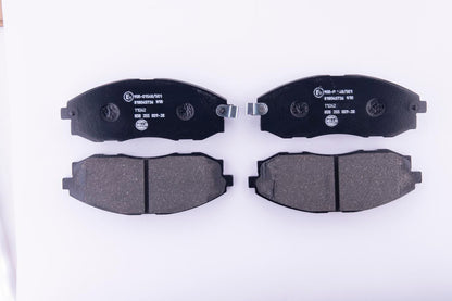 HELLA Brake pad set - T1242 - for e.g. HYUNDAI 8DB355009-381