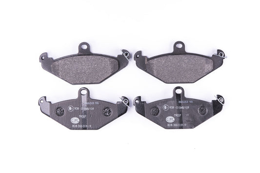 HELLA Brake pad set - T9037 - for e.g. CHRYSLER / LOTUS / RENAULT 8DB355019-191