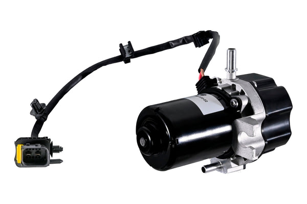 HELLA Vacuum Pump, braking system - 12V - 2-pin connector - Electric - with holder 8TG358400-021