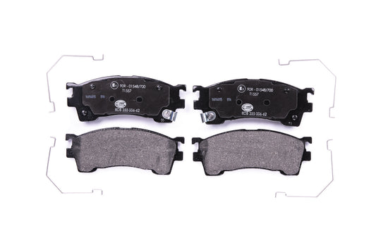 HELLA Brake pad set - T1557 - for e.g. EUNOS / FORD / MAZDA 8DB355006-621