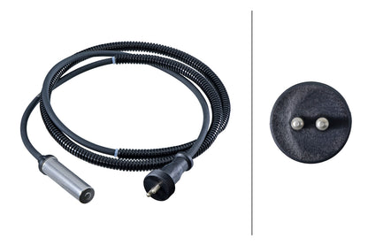 HELLA Sensor, wheel speed - 2-pin connector - Rear Axle 6PU230052-401