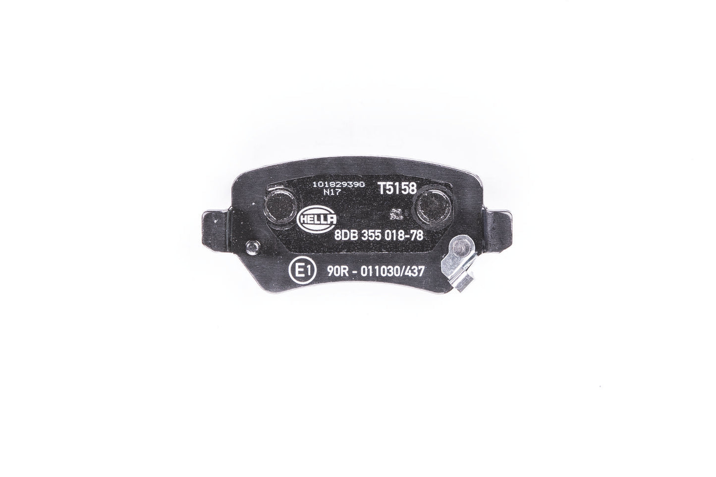 HELLA Brake pad set - T5158 - for e.g. CHEVROLET / HOLDEN / KIA / OPEL / SATURN 8DB355018-781