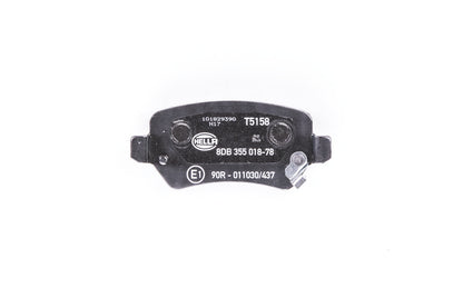 HELLA Brake pad set - T5158 - for e.g. CHEVROLET / HOLDEN / KIA / OPEL / SATURN 8DB355018-781