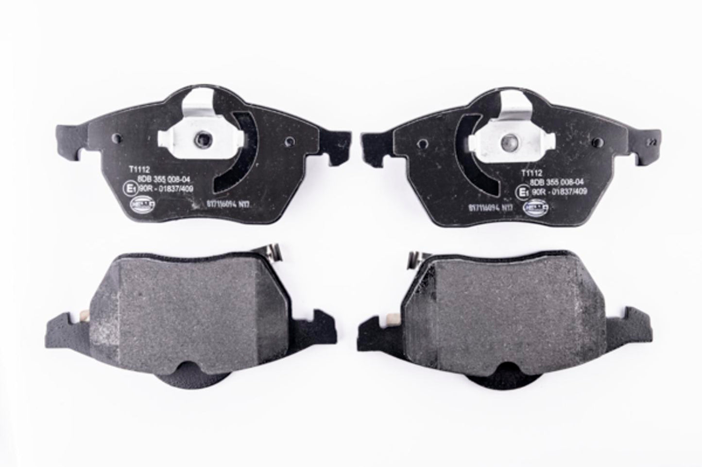 HELLA Brake pad set - T1112 - for e.g. SAAB 8DB355008-041