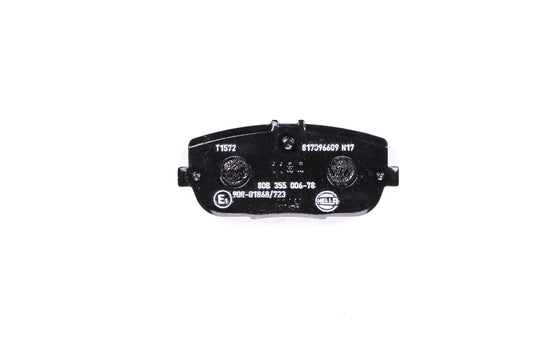 HELLA Brake pad set - T1572 - for e.g. ABARTH / FIAT / MAZDA 8DB355006-781