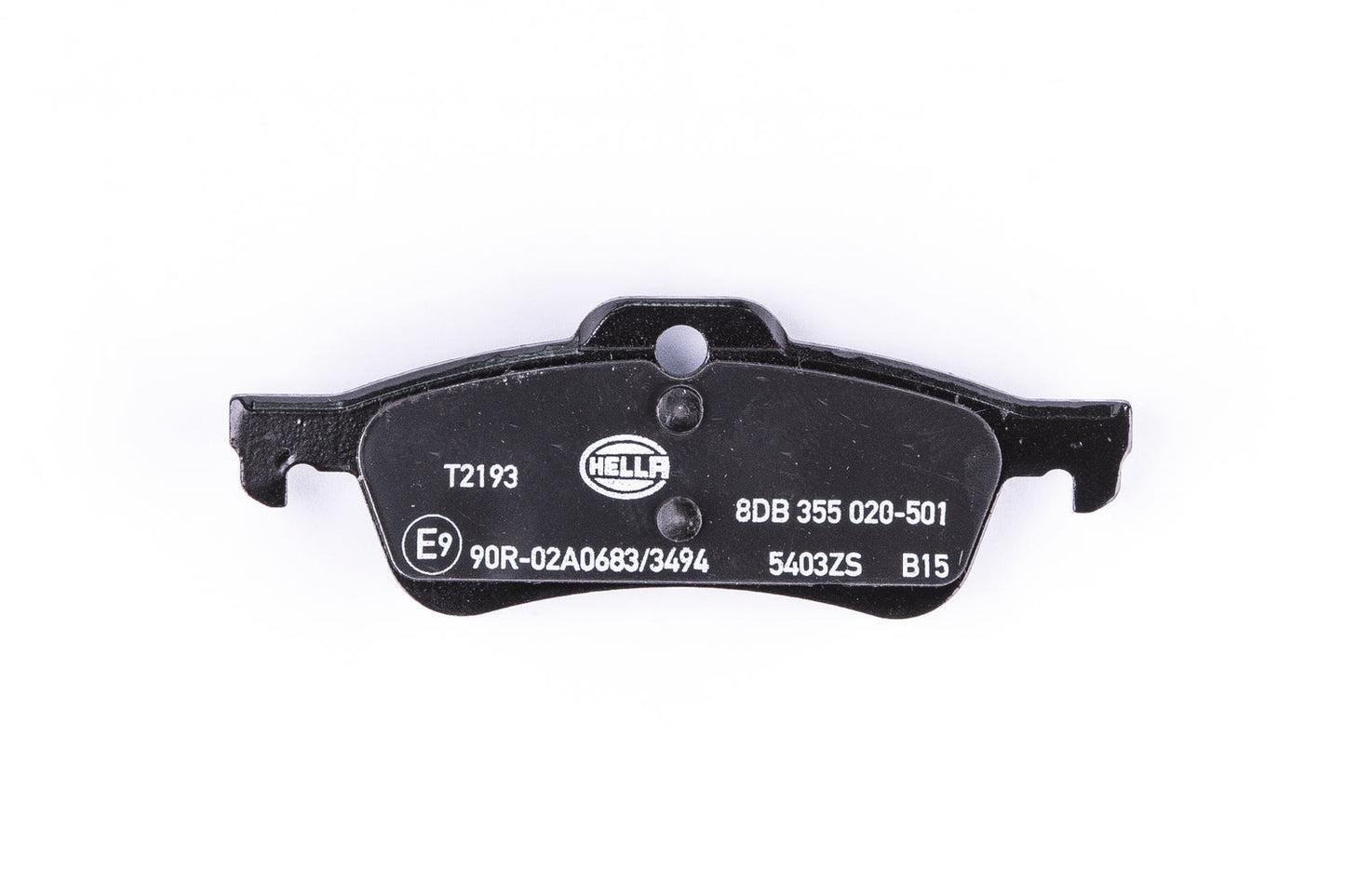 HELLA Brake pad set - T2193 - for e.g. HONDA 8DB355020-501