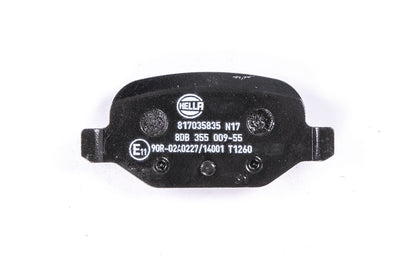 HELLA Brake pad set - T1260 - for e.g. ABARTH / CITROEN / FIAT / LANCIA 8DB355009-551