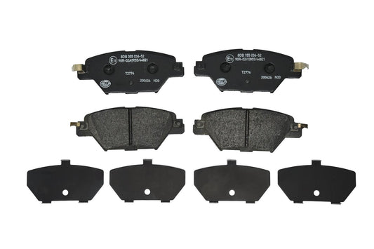 HELLA Brake pad set - T2774 - for e.g. MAZDA 8DB355036-521