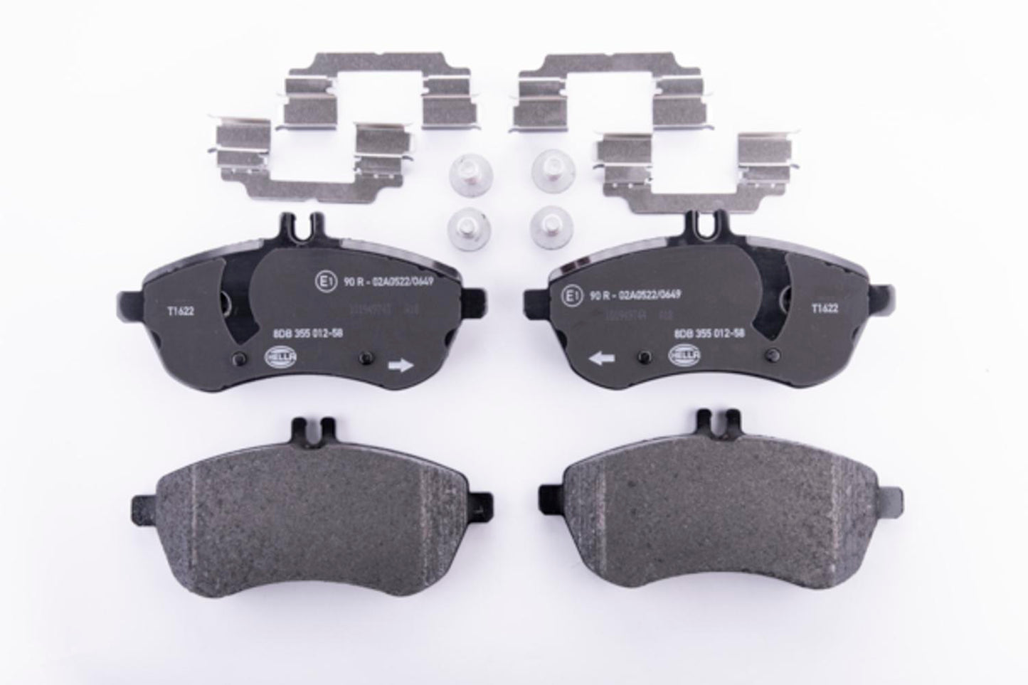HELLA Brake pad set - T1622 - for e.g. MERCEDES-BENZ 8DB355012-581