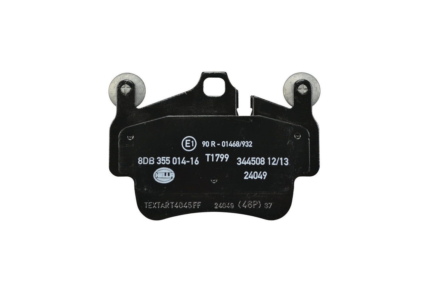 HELLA Brake pad set - T1799 - for e.g. PORSCHE 8DB355014-161