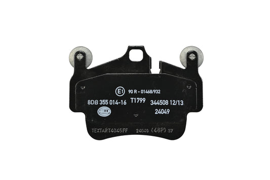 HELLA Brake pad set - T1799 - for e.g. PORSCHE 8DB355014-161