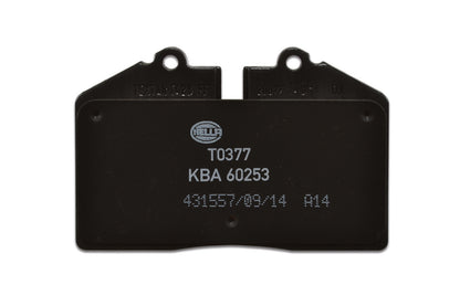 HELLA Brake pad set - T0377 - for e.g. PORSCHE 8DB355006-351