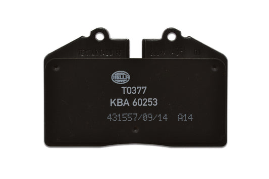 HELLA Brake pad set - T0377 - for e.g. PORSCHE 8DB355006-351