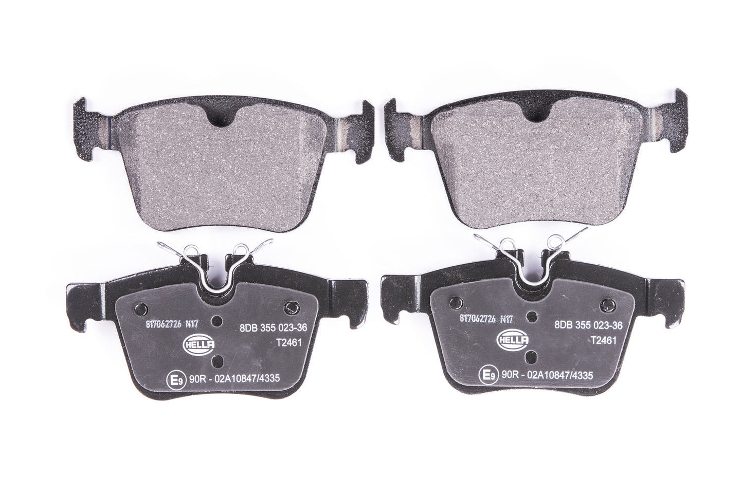 HELLA Brake pad set - T2461 - for e.g. JAGUAR / LAND ROVER / VOLVO / VOLVO ASIA 8DB355023-361