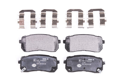 HELLA Brake pad set - T1725 - for e.g. DODGE / HYUNDAI / KIA 8DB355013-551