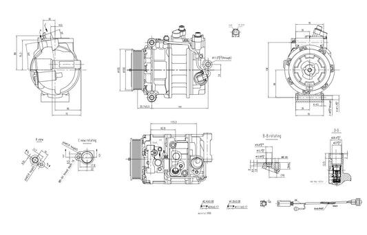 Hella Aircon Compressor 8FK366201-851