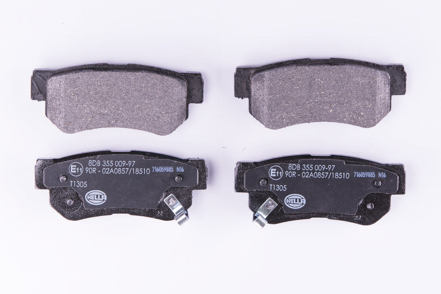 HELLA Brake pad set - T1305 - for e.g. HYUNDAI / KIA 8DB355009-971