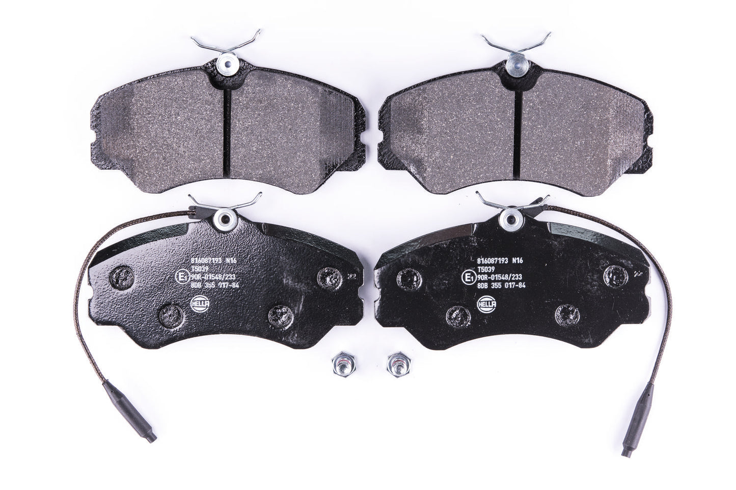 HELLA Brake pad set - T5039 - for e.g. AUVERLAND / CITROEN / FIAT / PEUGEOT 8DB355017-841