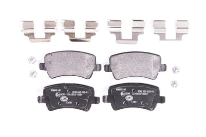 HELLA Brake pad set - T2641 - for e.g. FORD / LAND ROVER / VOLVO / VOLVO ASIA 8DB355025-411