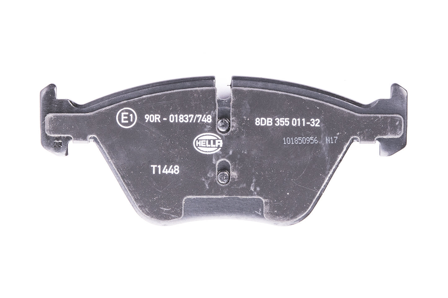 HELLA Brake pad set - T1448 - for e.g. BMW 8DB355011-321