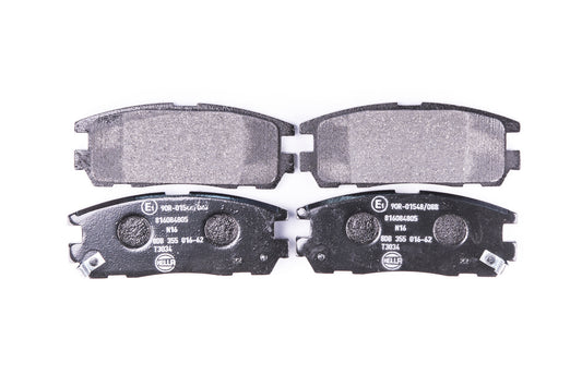 HELLA Brake pad set - T3034 - for e.g. ACURA / CHEVROLET / HOLDEN / HONDA 8DB355016-621