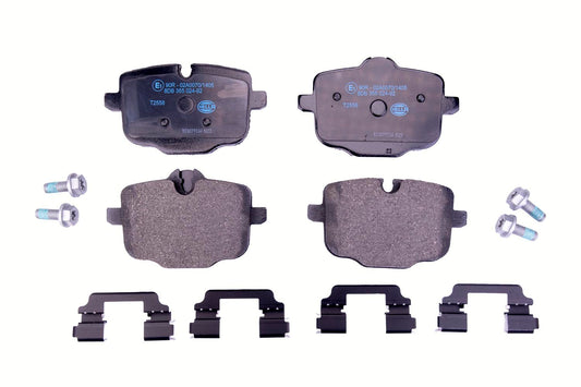 HELLA Brake pad set - T2558 - for e.g. BMW 8DB355024-921