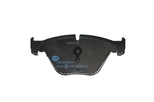 HELLA Brake pad set - T2743 - for e.g. BMW 8DB355039-241
