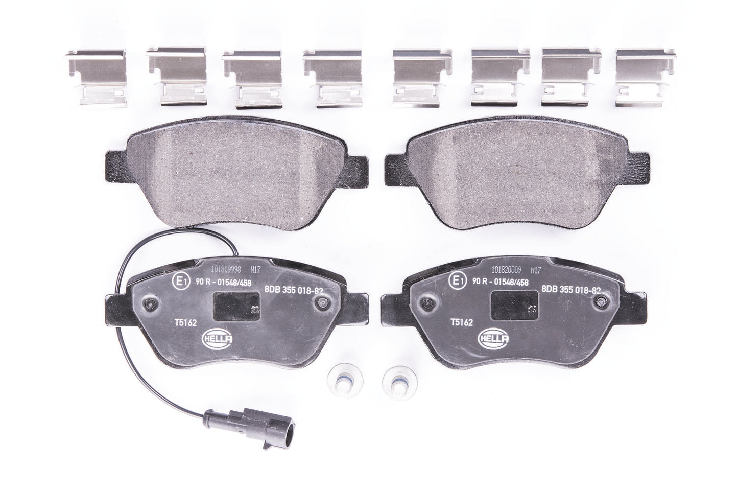 HELLA Brake pad set - T5162 - for e.g. ALFA ROMEO / FIAT / LANCIA 8DB355018-821