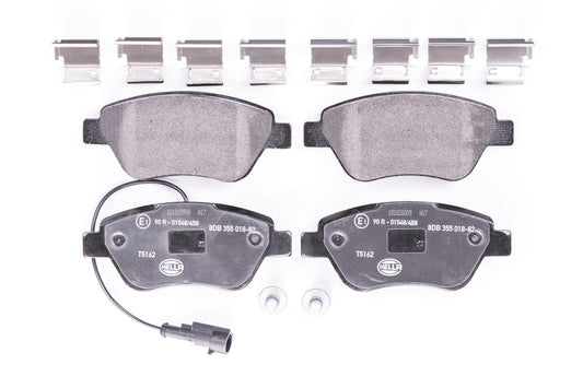 HELLA Brake pad set - T5162 - for e.g. ALFA ROMEO / FIAT / LANCIA 8DB355018-821