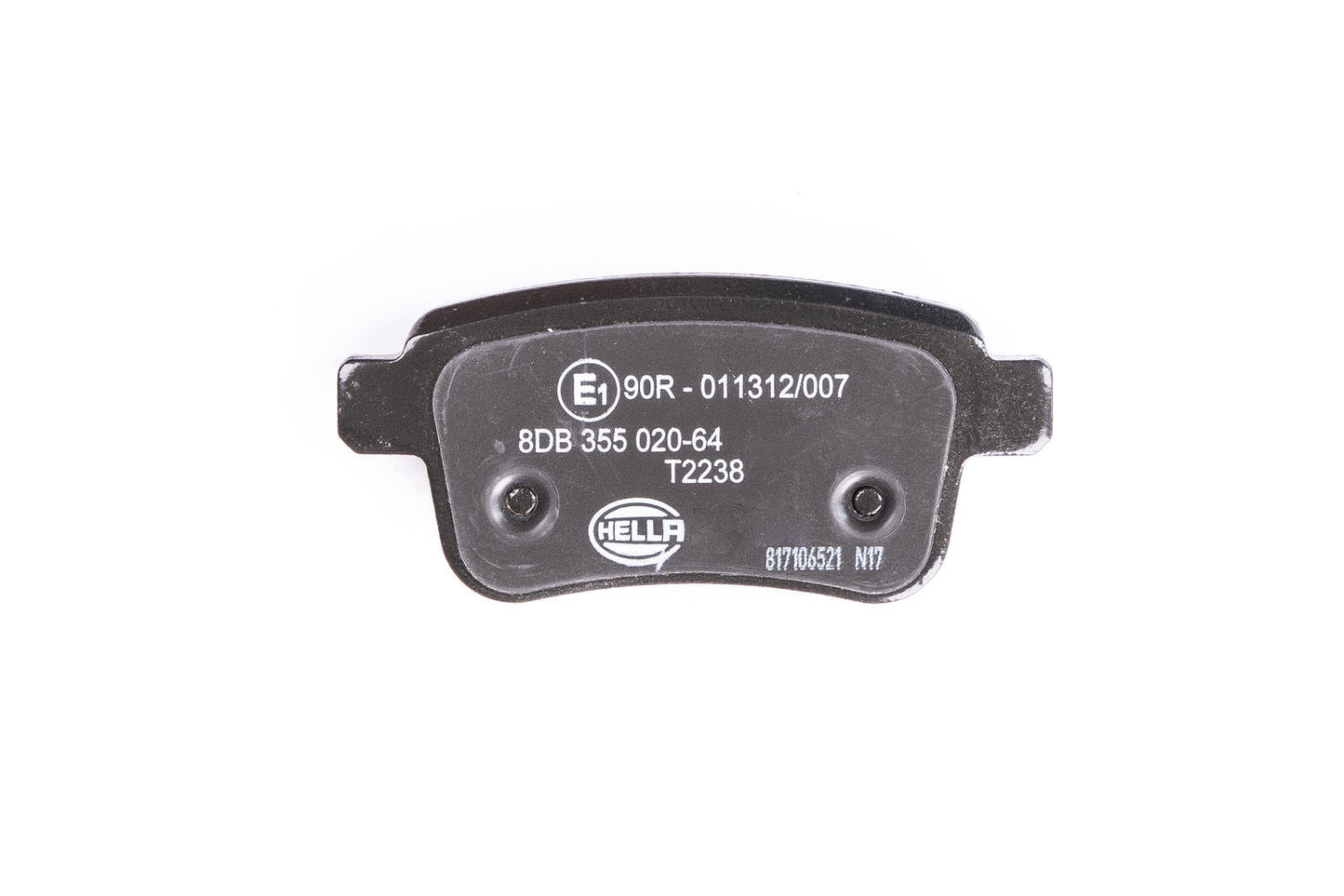 HELLA Brake pad set - T2238 - for e.g. MERCEDES-BENZ 8DB355020-641