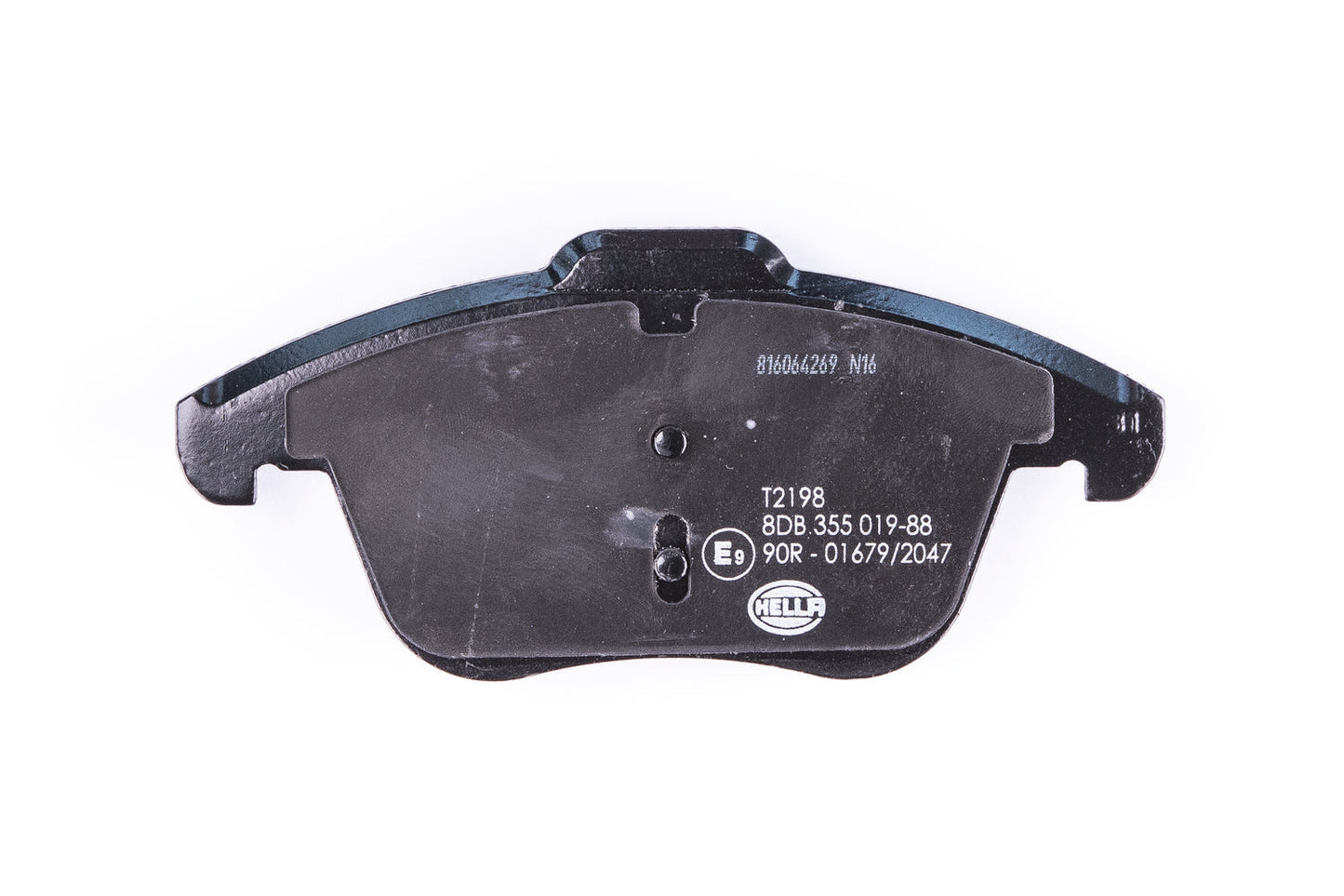 HELLA Brake pad set - T2198 - for e.g. LAND ROVER 8DB355019-881