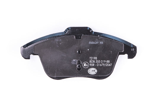 HELLA Brake pad set - T2198 - for e.g. LAND ROVER 8DB355019-881