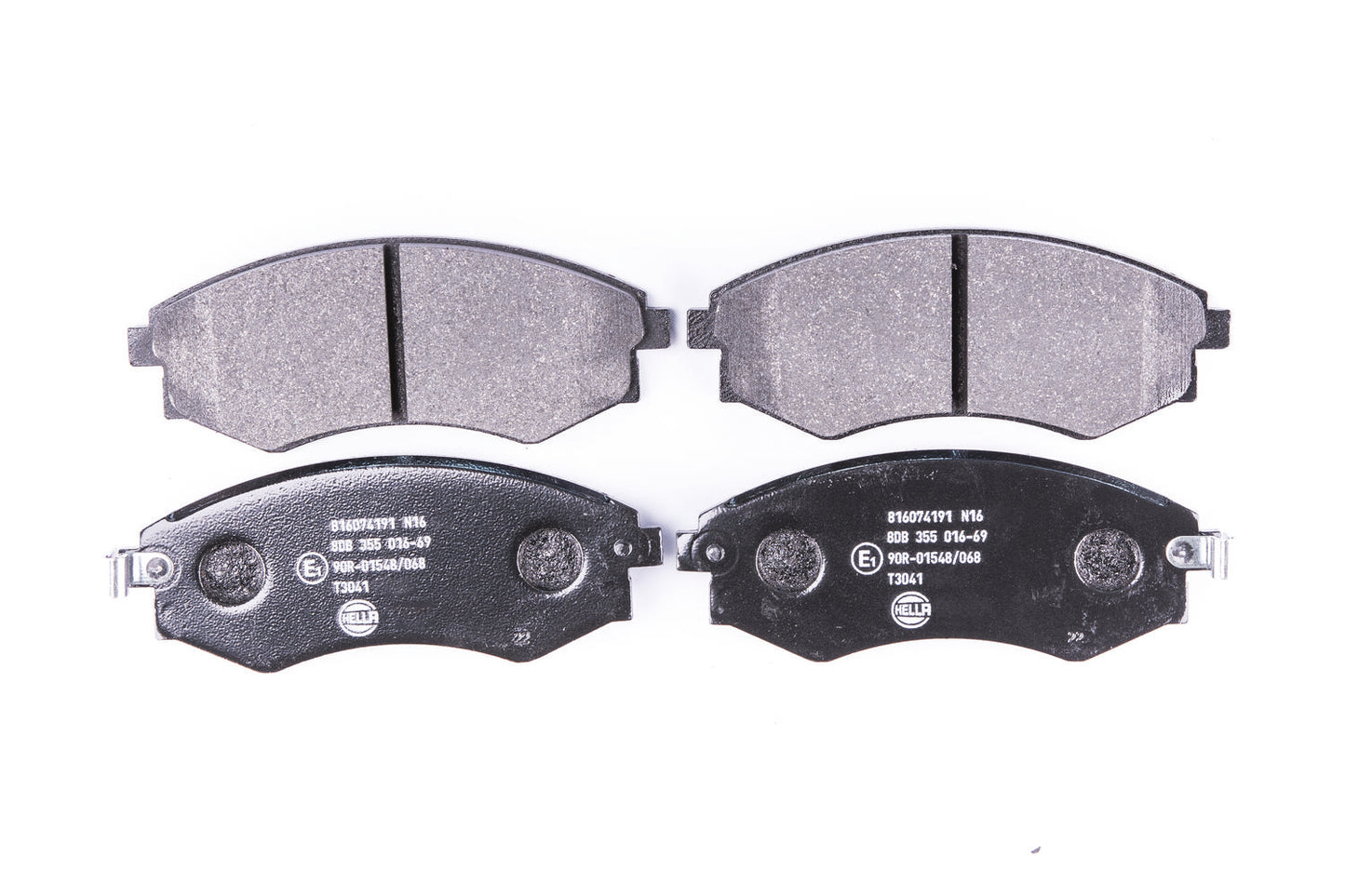 HELLA Brake pad set - T3041 - for e.g. DAEWOO / HYUNDAI / KIA / MITSUBISHI 8DB355016-691
