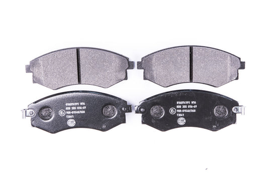 HELLA Brake pad set - T3041 - for e.g. DAEWOO / HYUNDAI / KIA / MITSUBISHI 8DB355016-691