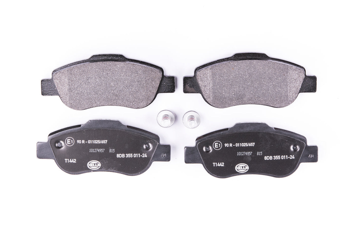 HELLA Brake pad set - T1442 - for e.g. FIAT 8DB355011-241