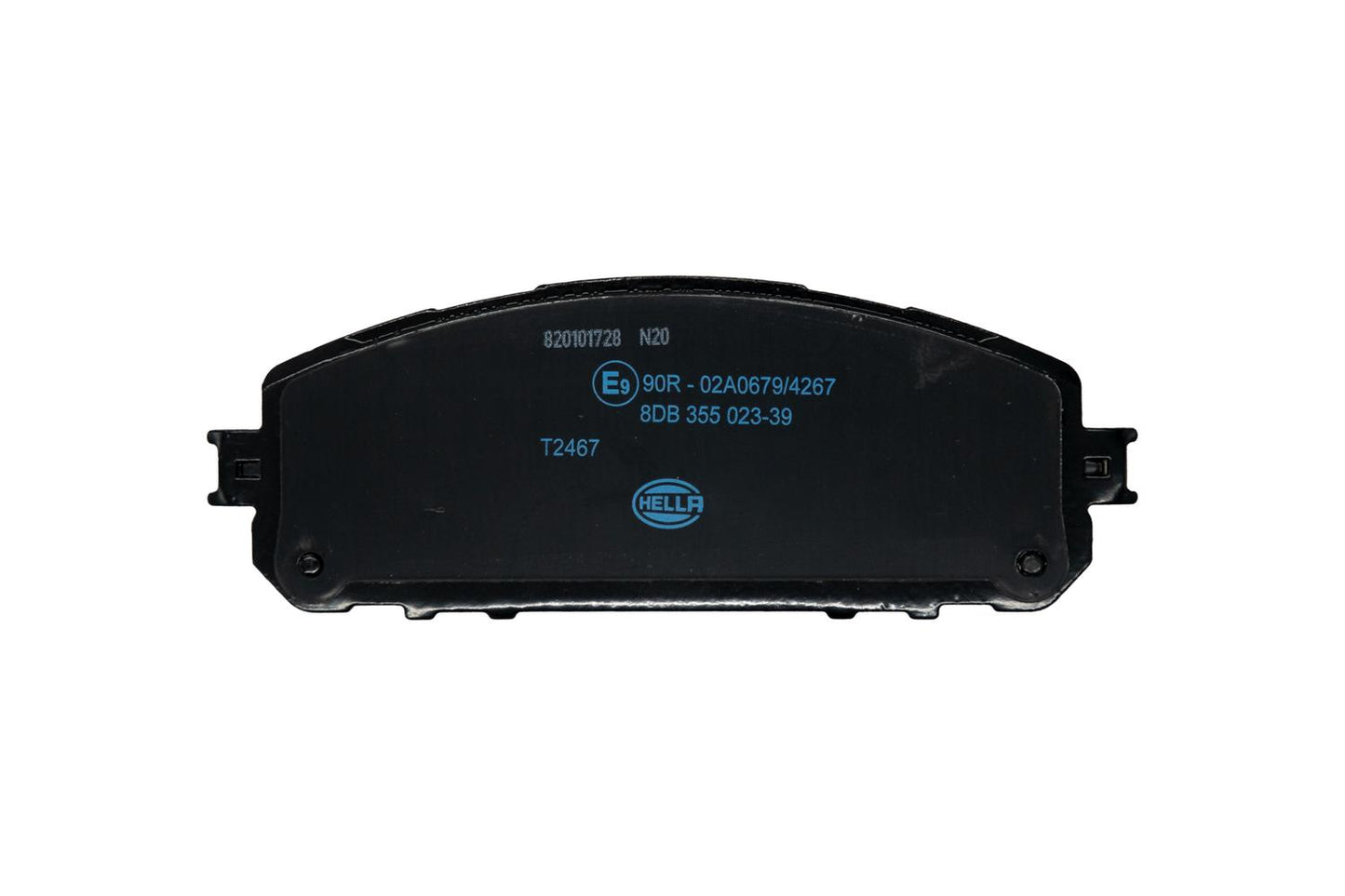 HELLA Brake pad set - T2467 - for e.g. JEEP 8DB355023-391