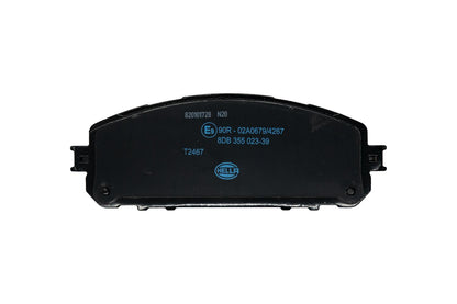 HELLA Brake pad set - T2467 - for e.g. JEEP 8DB355023-391