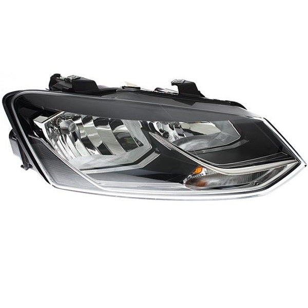 HELLA Halogen/FF-Headlight - right - for e.g. VW Polo (6R1, 6C1) 1LB012034-041