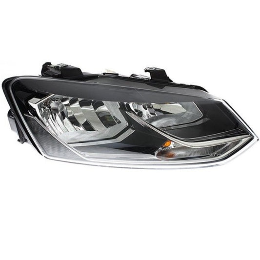 HELLA Halogen/FF-Headlight - right - for e.g. VW Polo (6R1, 6C1) 1LB012034-041