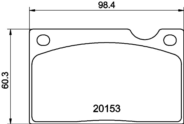 HELLA Brake pad set - T5116 - for e.g. VOLVO 8DB355018-391