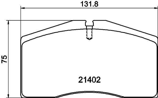 HELLA Brake pad set - T5103 - for e.g. AUDI / PORSCHE 8DB355018-301
