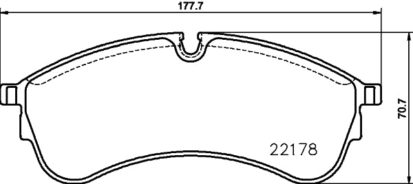 HELLA Brake pad set - T2679 - for e.g. MAN / VOLKSWAGEN 8DB355032-931