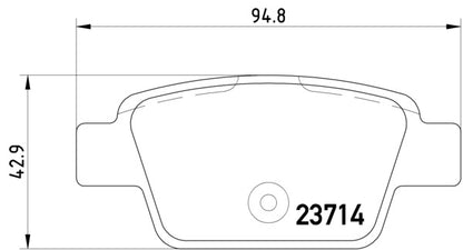 HELLA Brake pad set - T5165 - for e.g. ALFA ROMEO / CHRYSLER / FIAT / LANCIA 8DB355018-851
